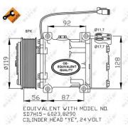 Слика 1 на Компресор за клима NRF EASY FIT 32703