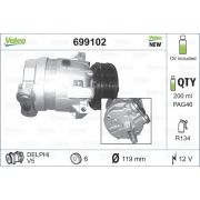 Слика 1 на Компресор за клима VALEO NEW ORIGINAL PART 699102