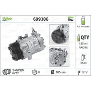 Слика 1 на Компресор за клима VALEO NEW ORIGINAL PART 699306