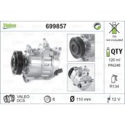 Слика 1 на Компресор за клима VALEO REMANUFACTURED 699857