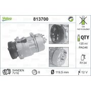 Слика 1 на Компресор за клима VALEO REMANUFACTURED 813700