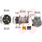 Слика 1 на Компресор за клима VAN WEZEL 0900K255