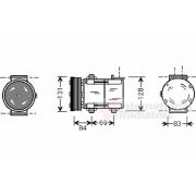 Слика 1 на Компресор за клима VAN WEZEL 1800K167