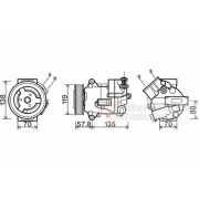 Слика 1 на Компресор за клима VAN WEZEL 3700K496