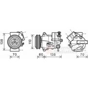 Слика 2 $на Компресор за клима VAN WEZEL 3700K616