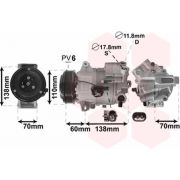 Слика 1 $на Компресор за клима VAN WEZEL 3700K616