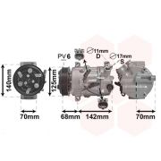 Слика 1 на Компресор за клима VAN WEZEL 3701K702