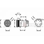 Слика 1 $на Компресор за клима VAN WEZEL 4300K106