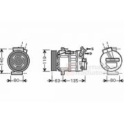 Слика 1 на Компресор за клима VAN WEZEL 4300K389