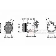 Слика 1 на Компресор за клима VAN WEZEL 4300K401