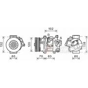 Слика 2 на Компресор за клима VAN WEZEL 5300K627