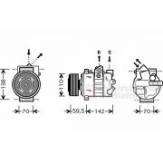 Слика 1 на Компресор за клима VAN WEZEL 5800K220