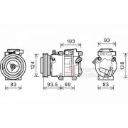 Слика 1 на Компресор за клима VAN WEZEL 8200K238