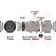 Слика 1 на Компресор за клима VAN WEZEL 8201K713