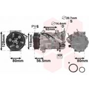 Слика 1 на Компресор за клима VAN WEZEL IR PLUS 0900K242