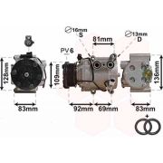 Слика 1 на Компресор за клима VAN WEZEL IR PLUS 1800K171