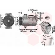 Слика 1 $на Компресор за клима VAN WEZEL IR PLUS 3700K428