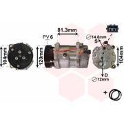 Слика 1 на Компресор за клима VAN WEZEL IR PLUS 5800K172