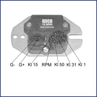 Слика на Комутатор HITACHI Hueco 138093 за BMW 5 Sedan (E28) 520 i - 125 коњи бензин