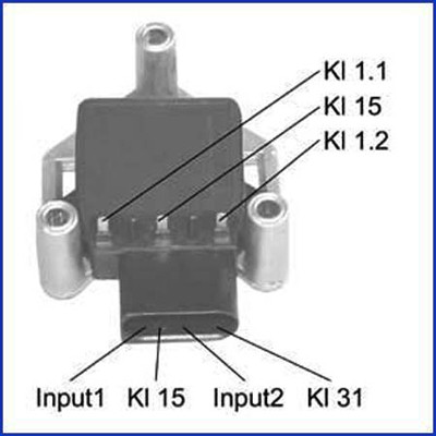 Слика на Комутатор HITACHI Hueco 138420 за VW Beetle (9C1,1C1) 1.6 - 100 коњи бензин