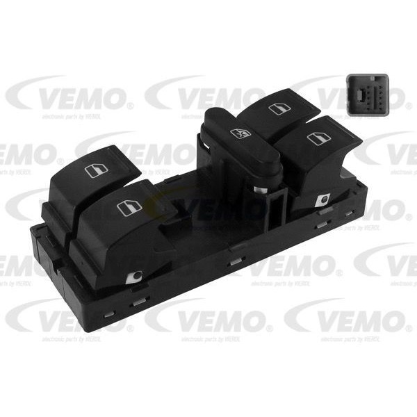 Слика на Копчиња ел.стакла VEMO Original  Quality V10-73-0023 за Seat Ibiza 4 (6J) 1.2 TSI - 105 коњи бензин