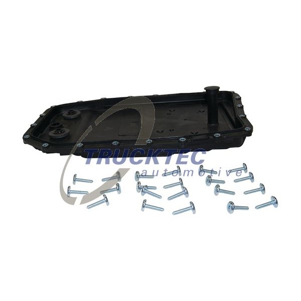 Слика на корито за масло (картер), автоматска трансмисија TRUCKTEC AUTOMOTIVE 08.25.018 за Jaguar XF Saloon (J05,CC9) 4.2 Kompressor - 416 коњи бензин
