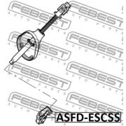 Слика 2 на кормилно вратило FEBEST ASFD-ESCSS