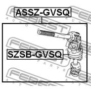 Слика 2 на кормилно вратило FEBEST ASSZ-GVSQ