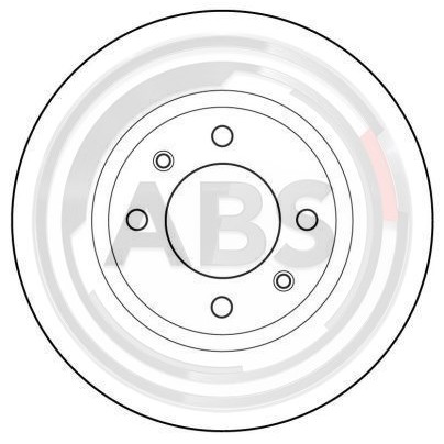 Слика на кочионен диск A.B.S. 15414 за Peugeot 305 Saloon (581M) 1.5 - 73 коњи бензин