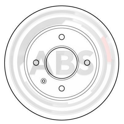 Слика на кочионен диск A.B.S. 15727 за Ford Escort MK 4 (gaf,awf,abft) 1.6 D - 54 коњи дизел