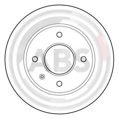 Слика на кочионен диск A.B.S. 15728 за Ford Escort 4 Break (AWF, AVF) 1.4 - 75 коњи бензин