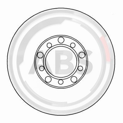 Слика на кочионен диск A.B.S. 15743 за Mercedes-Benz S-class (w126) 3.8 - 218 коњи бензин