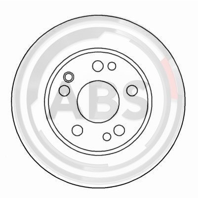 Слика на кочионен диск A.B.S. 15877 за Mercedes E-class (w124) 260 E 4-matic (124.226) - 160 коњи бензин