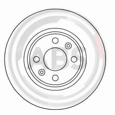 Слика на кочионен диск A.B.S. 16186 за Citroen Xantia Break X1 2.0 i - 121 коњи бензин