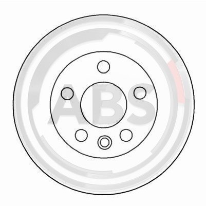 Слика на кочионен диск A.B.S. 16657 за VW Transporter T4 Platform 2.4 D - 75 коњи дизел