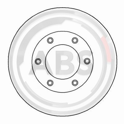 Слика на кочионен диск A.B.S. 17015 за Daewoo Korando KJ 3.2 4x4 - 212 коњи бензин