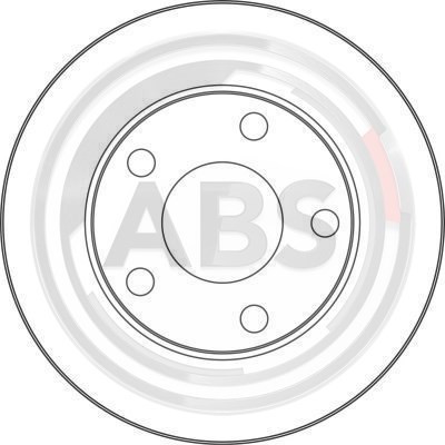 Слика на кочионен диск A.B.S. 17056 за Audi A6 Sedan (4B, C5) 2.8 quattro - 193 коњи бензин