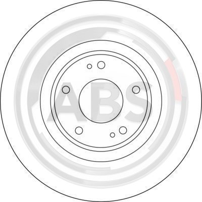 Слика на кочионен диск A.B.S. 17127 за Mitsubishi Lancer Saloon (CS A) 16V EVO IX (CT9A) - 280 коњи бензин