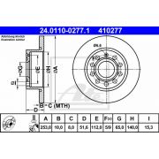 Слика 1 на кочионен диск ATE 24.0110-0277.1
