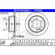 Слика 1 $на Кочионен диск ATE 24.0110-0352.1