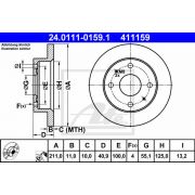 Слика 1 $на Кочионен диск ATE 24.0111-0159.1