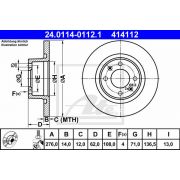 Слика 1 $на Кочионен диск ATE 24.0114-0112.1