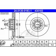 Слика 1 $на Кочионен диск ATE 24.0130-0183.1