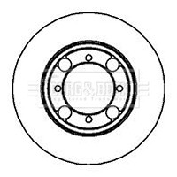 Слика на Кочионен диск BORG & BECK BBD5154