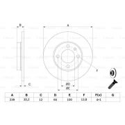 Слика 5 на кочионен диск BOSCH 0 986 478 011