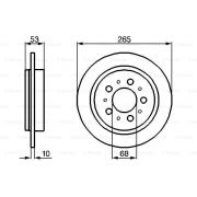 Слика 1 на кочионен диск BOSCH 0 986 478 042