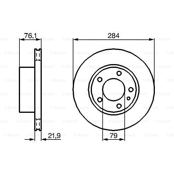 Слика на Кочионен диск BOSCH 0 986 478 043