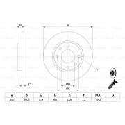 Слика 5 на кочионен диск BOSCH 0 986 478 046