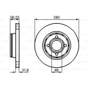 Слика 5 $на Кочионен диск BOSCH 0 986 478 128