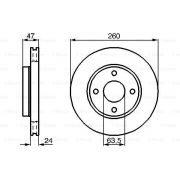 Слика 5 на кочионен диск BOSCH 0 986 478 170